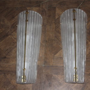 Appliques vintage en verre