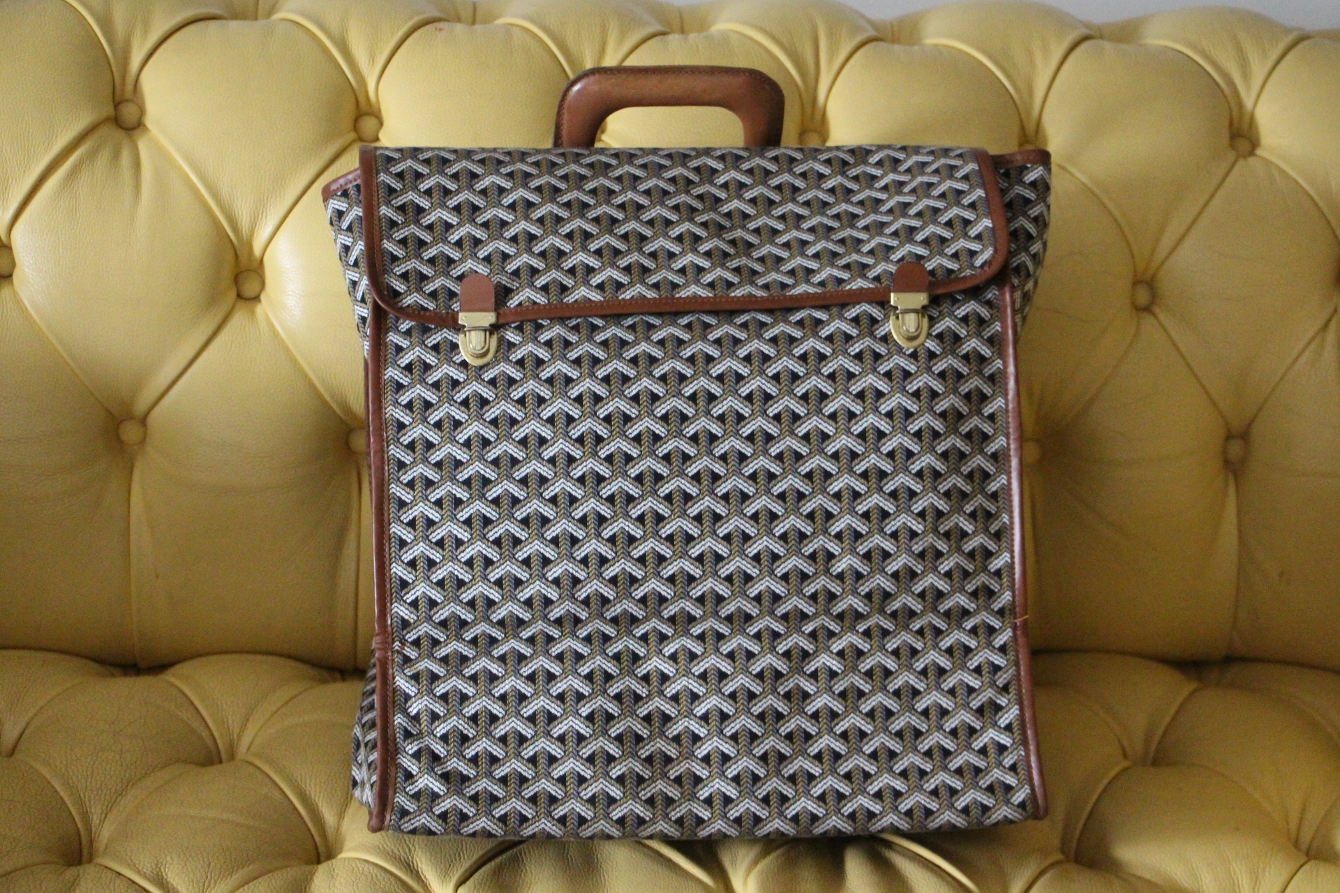 Sac de voyage Goyard pliant vintage