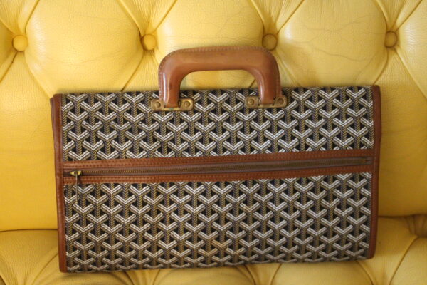 Sac de voyage Goyard pliant vintage