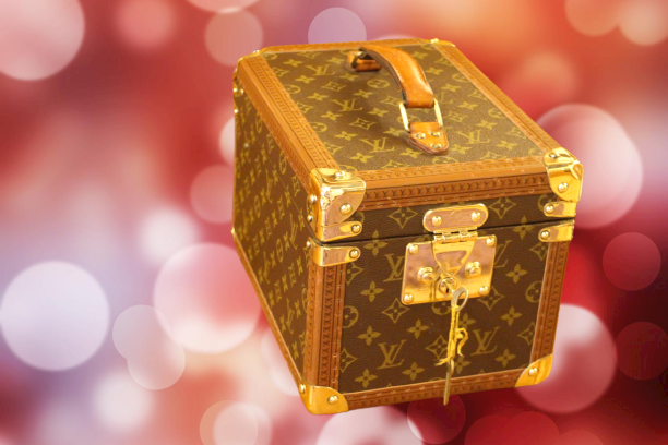 vanity case monogrammé Louis Vuitton