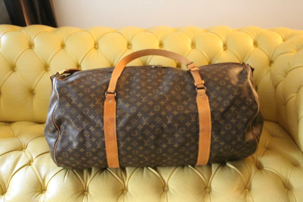 Très grand sac de voyage Louis Vuitton Monogram Polochon, Sac Louis Vuitton Polochon
