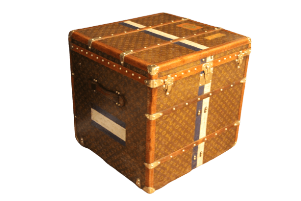 Malle Louis Vuitton ancienne monogrammée 65 cm