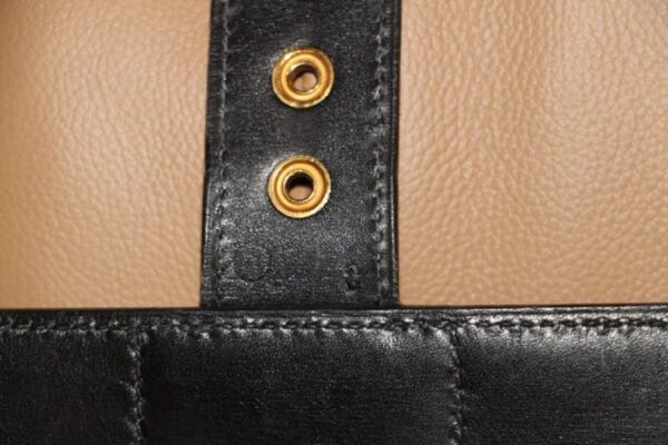 Mallette Hermès en cuir noir