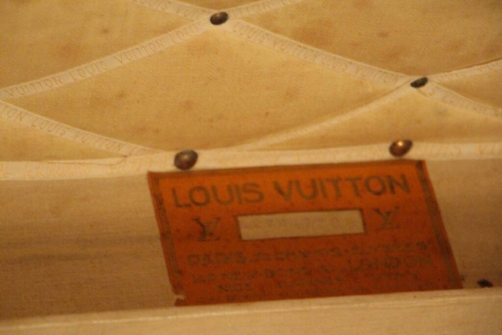 Malle Louis Vuitton steamer des années 1930
