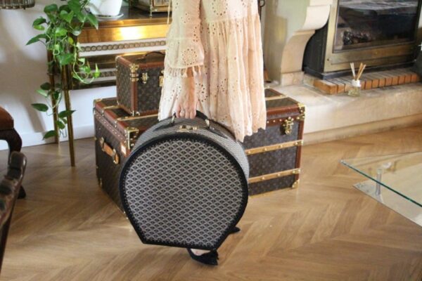 Malle à chapeau Goyard 52 cm