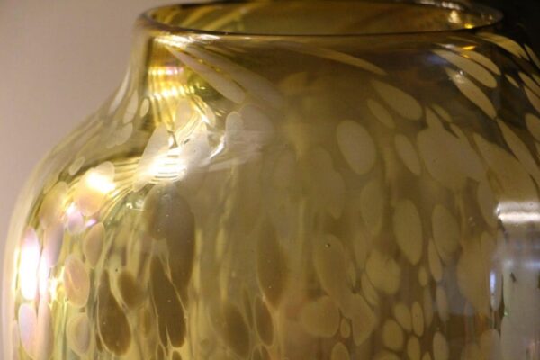 Grand vase vintage en verre de Murano