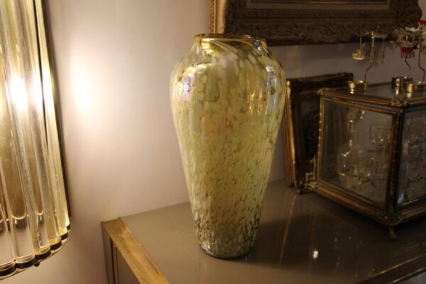 Grand vase vintage en verre de Murano