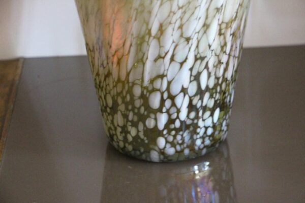 Grand vase vintage en verre de Murano