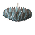 Lustre rond de style Venini