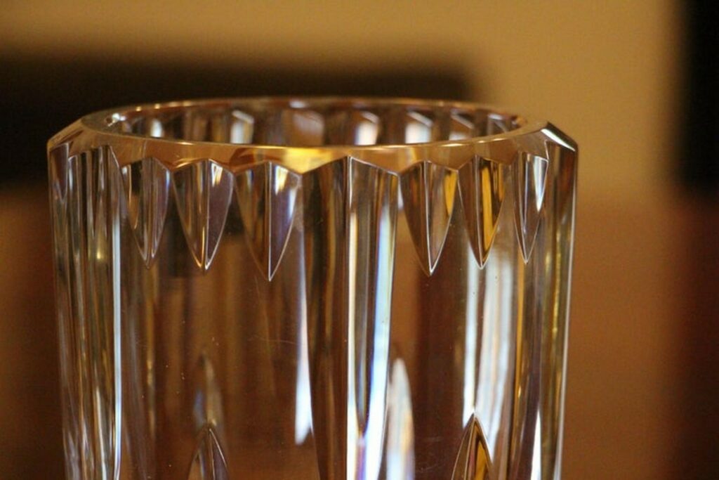 vase cristal moderne