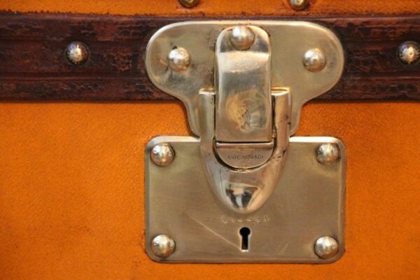 Malle Louis Vuitton orange des années 1900