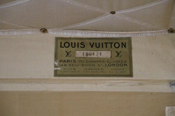 Malle Louis Vuitton orange des années 1900