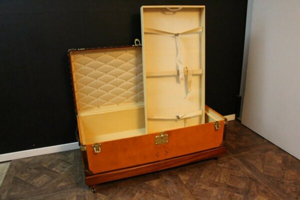 Malle Louis Vuitton orange des années 1900
