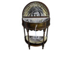 Ménagère à couverts ,console en forme de demi-lune