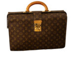 Mallette pilote ou de médecin à monogramme Louis Vuitton, serviette Louis Vuitton