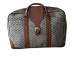 Valise Goyard en toile tissée
