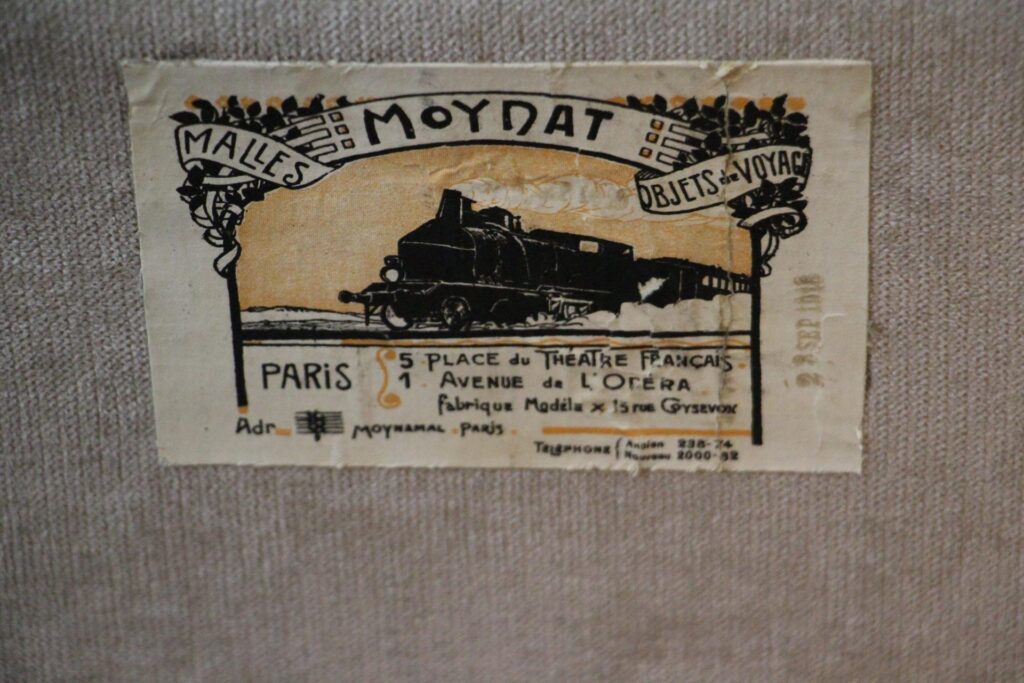 Malle de voyage Moynat des années 1920