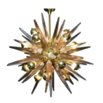 Lustre Sputnik avec Pointes en verre de Murano