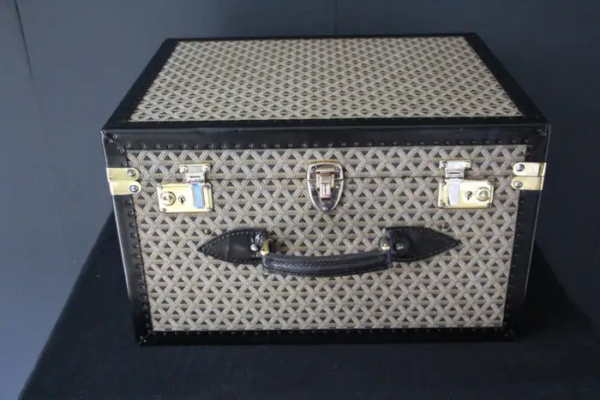 Malle à chapeau Goyard de la fin du 20ème siècle
