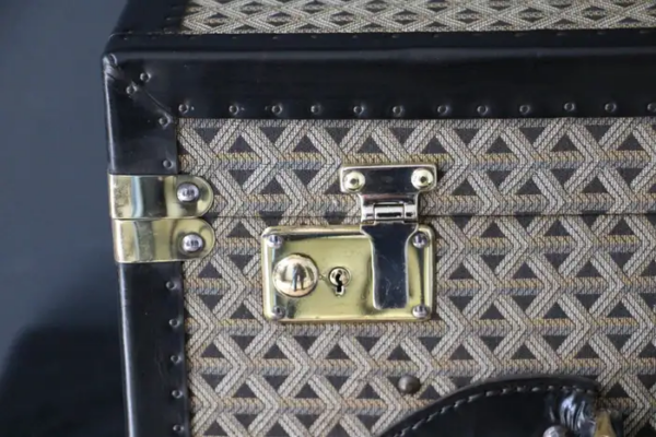 Malle à chapeau Goyard de la fin du 20ème siècle