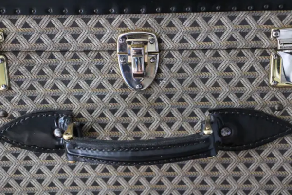 Malle à chapeau Goyard de la fin du 20ème siècle