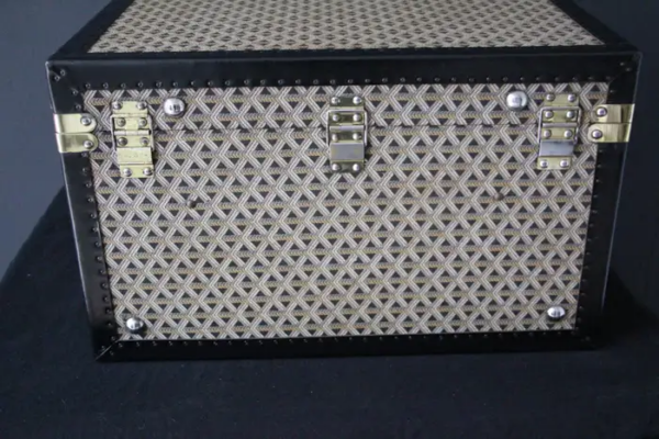 Malle à chapeau Goyard de la fin du 20ème siècle