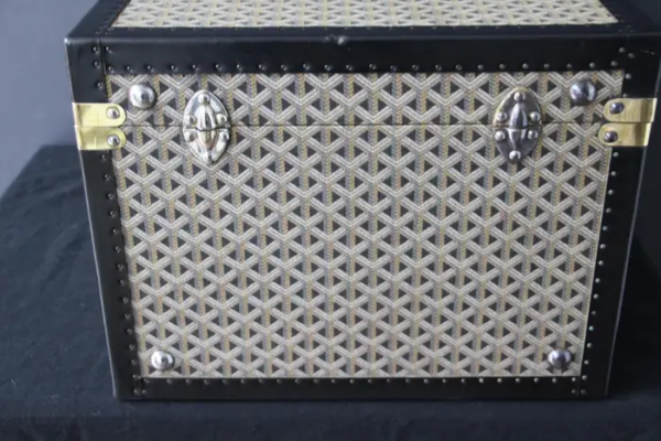 Malle à chapeau Goyard de la fin du 20ème siècle