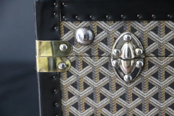 Malle à chapeau Goyard de la fin du 20ème siècle