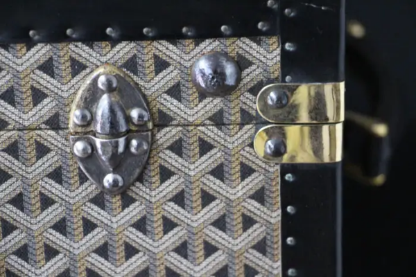Malle à chapeau Goyard de la fin du 20ème siècle