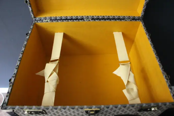 Malle à chapeau Goyard de la fin du 20ème siècle