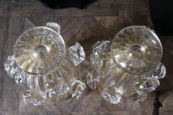 vases de Murano dorés