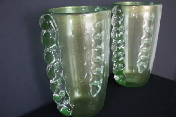 Grands vases en verre de Murano