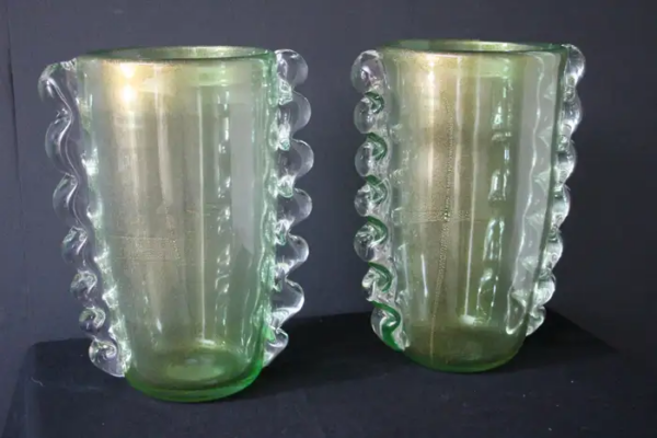 Grands vases en verre de Murano