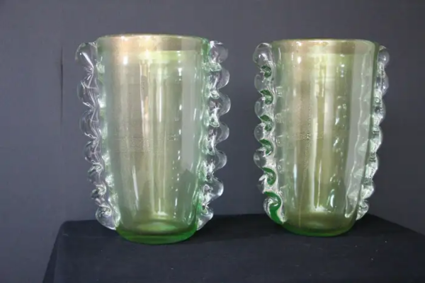 Grands vases en verre de Murano