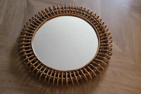 Miroir mural rond