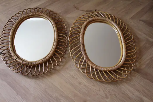 Miroirs ronds vintage
