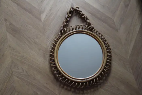 Miroir vintage rond