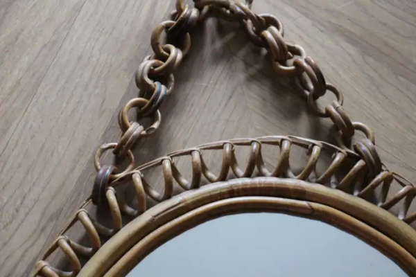 Miroir vintage rond