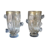 vases de Murano dorés