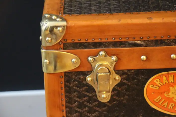 Malle courrier Goyard années 1920