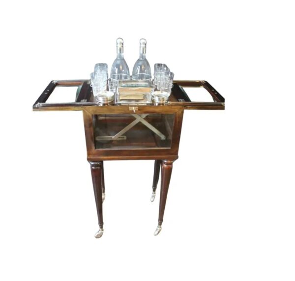 meuble bar pliant anglais années 1950
