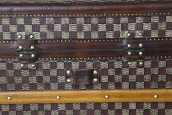 Rare Malle Moynat Toile à Damiers