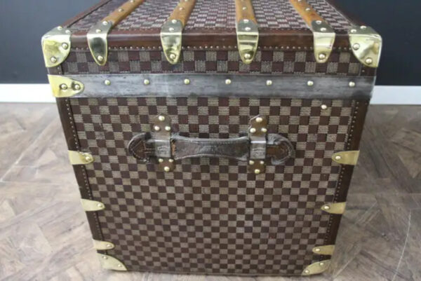 Rare Malle Moynat Toile à Damiers